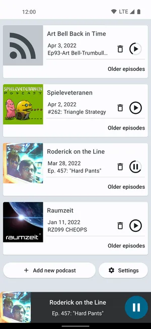 Escapepod  Podcast Player